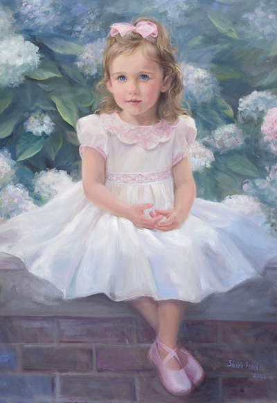 REVEALING THE PRINCESS AND POSIES' PORTRAIT