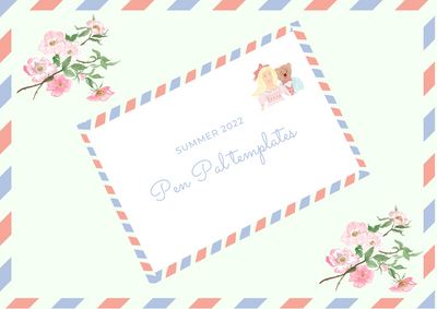 SUMMER PEN PAL TEMPLATE
